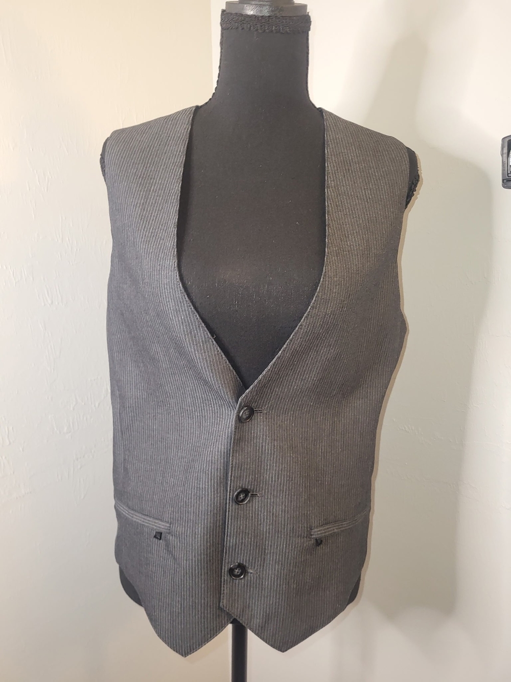 Calvin Klein Blackish Grey Body Fit Vest